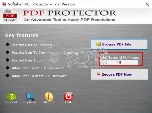 Softaken PDF Protector(PDF加密工具)