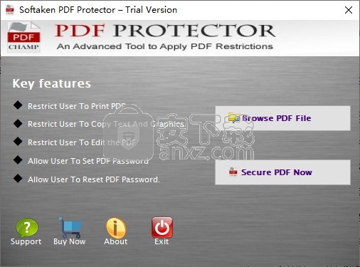 Softaken PDF Protector(PDF加密工具)