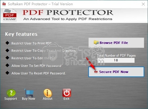 Softaken PDF Protector(PDF加密工具)