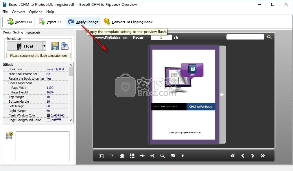 Boxoft CHM to Flipbook(CHM转电子翻页书工具)