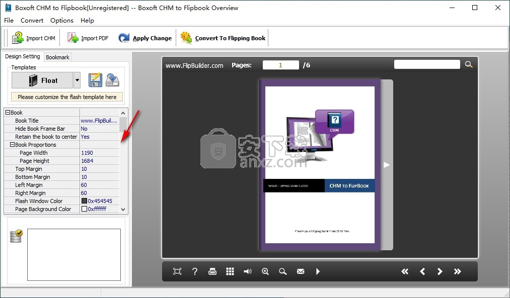 Boxoft CHM to Flipbook(CHM转电子翻页书工具)