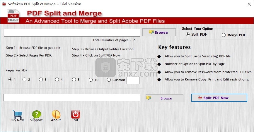 Softaken PDF Split & Merge(PDF拆分合并工具)