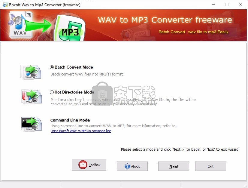 Boxoft WAV to MP3 Converter(Wav到MP3转换器)