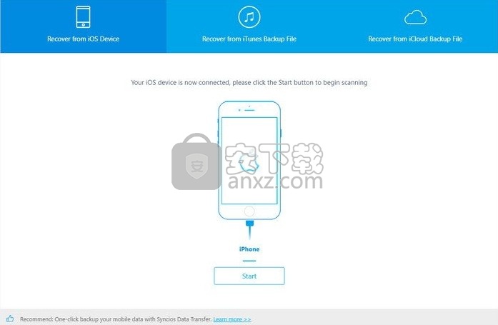 Syncios iOS Data Recovery(ios设备数据恢复工具)