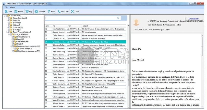 Softaken NSF to PST Converter(NSF转PST转换器)