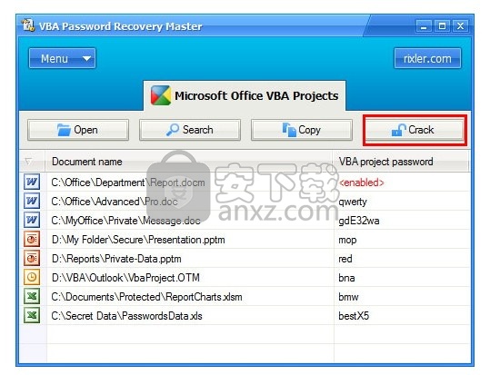 VBA Password Recovery Master(VBA密码恢复软件)