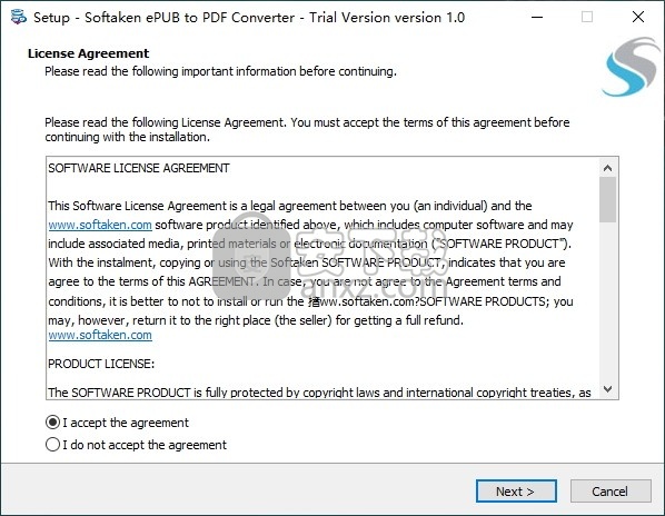 Softaken ePUB to PDF Converter(ePUB转PDF转换器)