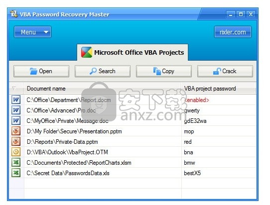 VBA Password Recovery Master(VBA密码恢复软件)