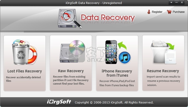 iOrgsoft Data Recovery(多功能数据文件恢复工具)