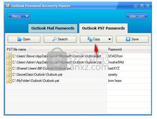 Outlook Password Recovery Master(PST文件密码恢复工具)