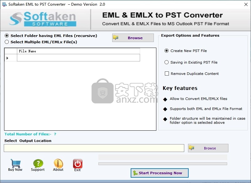 Softaken EML to PST Converter(EML转PST转换器)