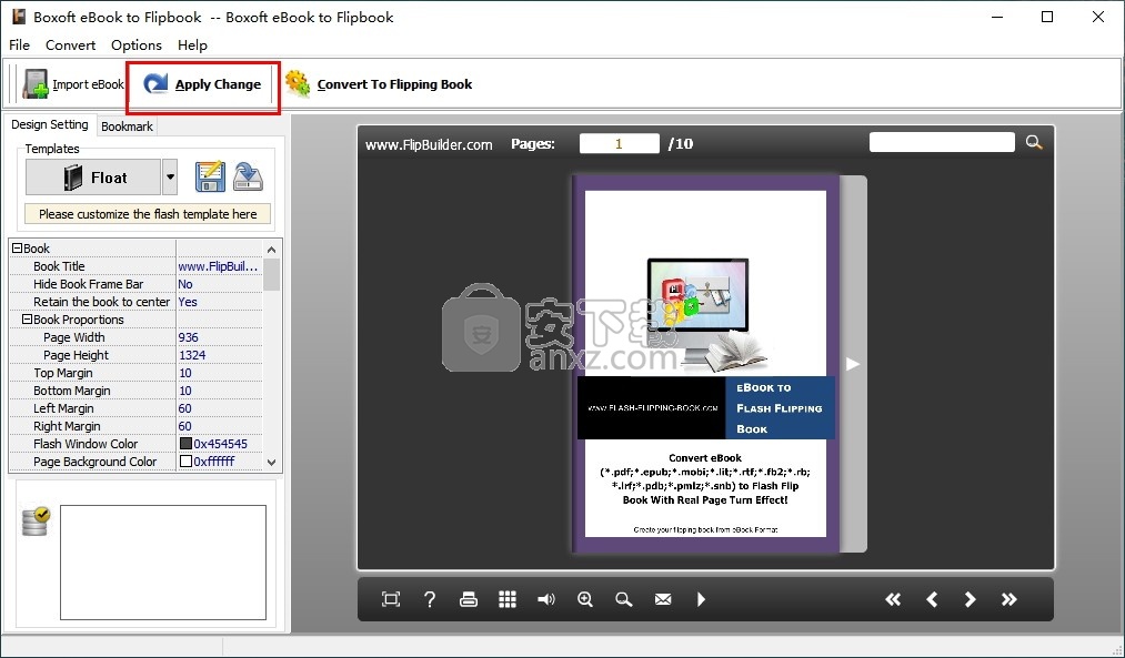 Boxoft eBook to Flipbook(电子书转翻页书工具)