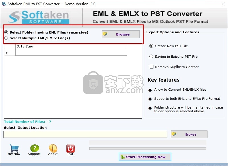 Softaken EML to PST Converter(EML转PST转换器)