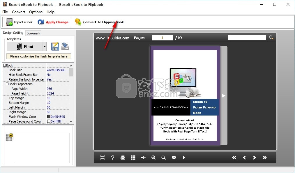 Boxoft eBook to Flipbook(电子书转翻页书工具)