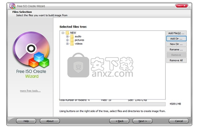 Free ISO Create Wizard(免费ISO创建工具)