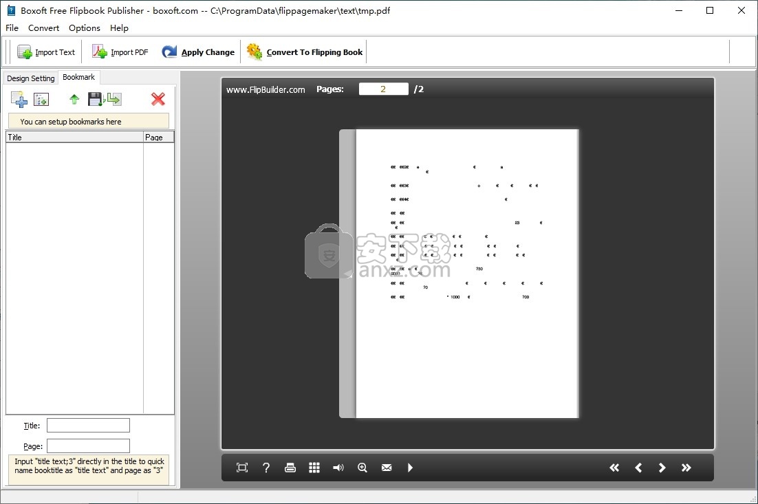 Boxoft Free Flipbook Publisher(翻页书制作软件)