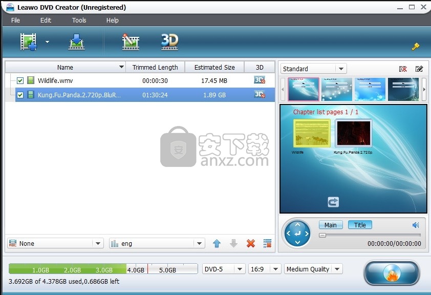 Leawo DVD Ripper(多功能DVD翻录与刻录工具)