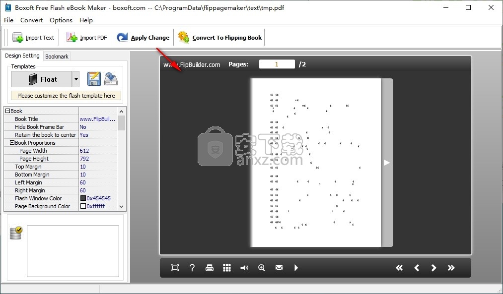 Boxoft Free Flash eBook Maker(flash电子书制作软件)