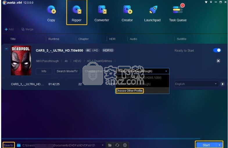 DVDFab 4K Recorder Ripper(4K刻录机与视频翻录工具)