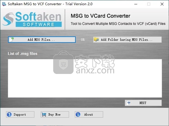 Softaken MSG to VCF Converter(MSG转VCF转换器)