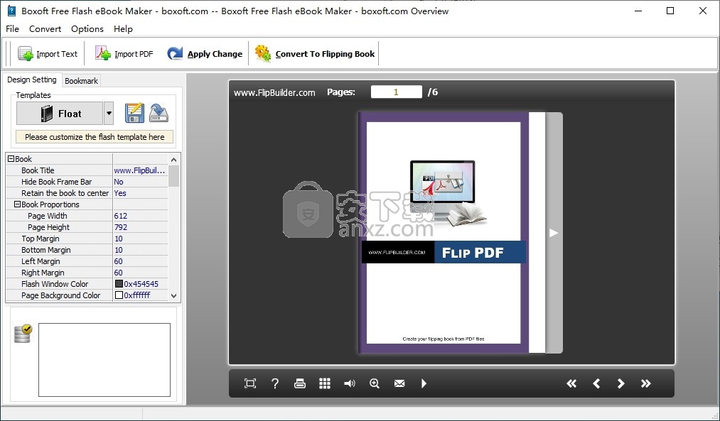 Boxoft Free Flash eBook Maker(flash电子书制作软件)
