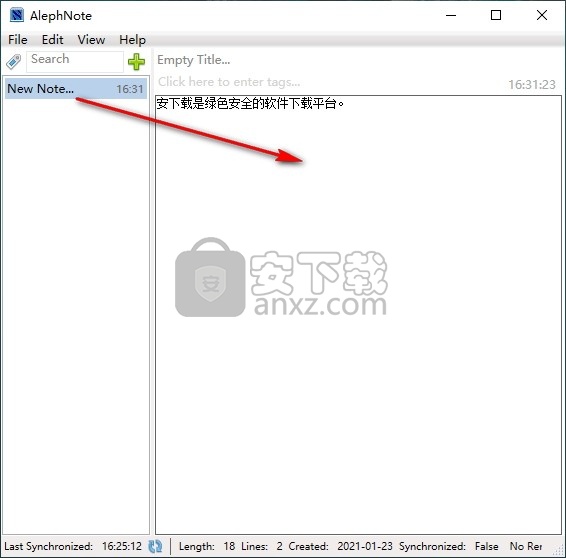 AlephNote(桌面笔记软件)