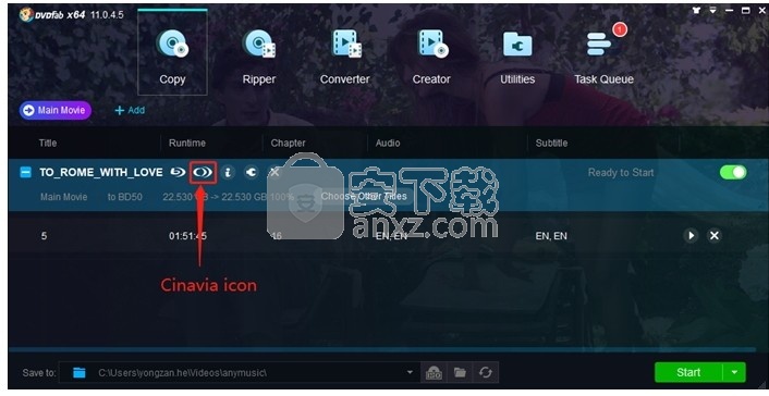 DVDFab Blu-ray Cinavia Removal(多功能音视频Cinavia删除工具)