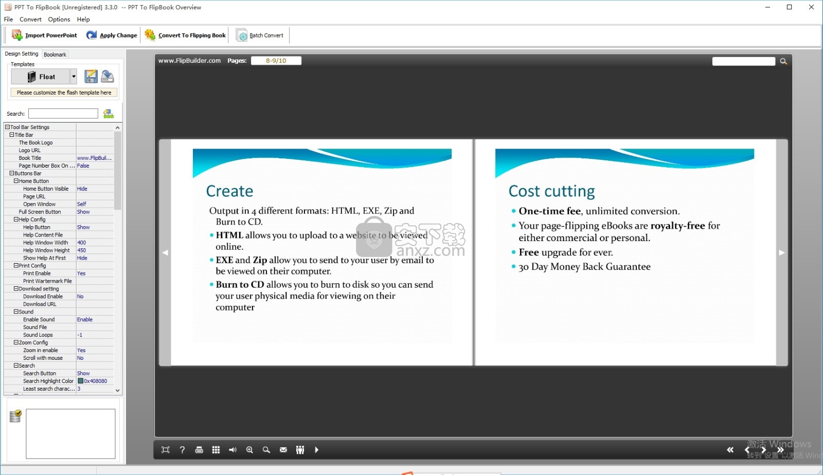 PPT to FlipBook(多功能PPT到FlipBook转换工具)