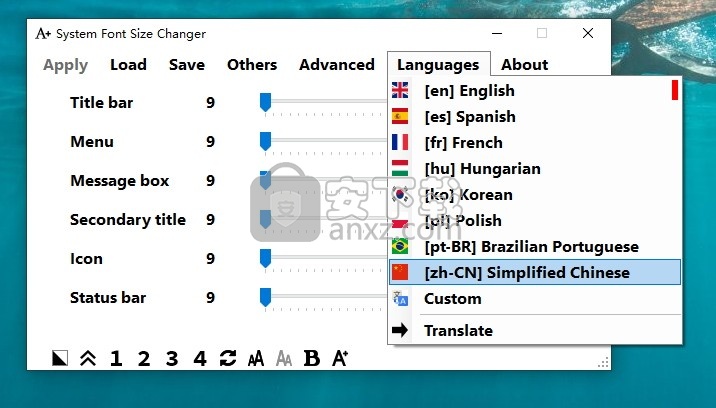 System Font Size Changer(系统字体大小修改器)