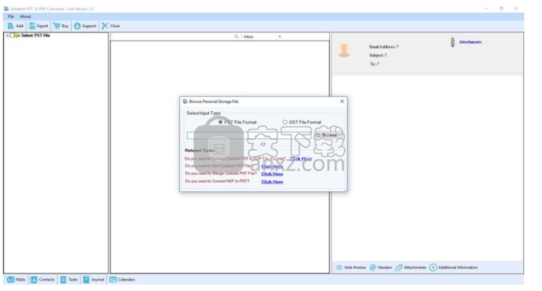 Softaken PST to PDF Converter(PST转PDF转换器)