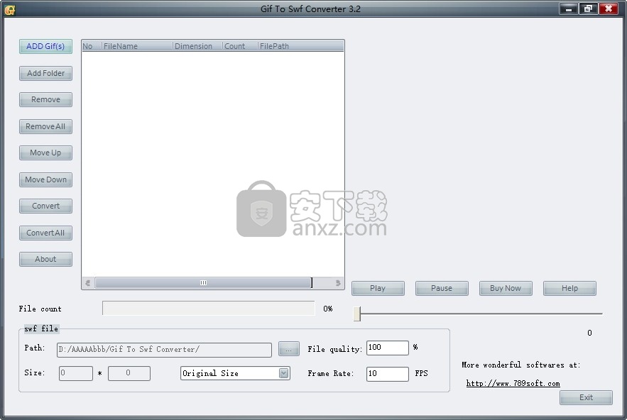 Gif To Swf Converter(多功能Gif到SWF转换器)