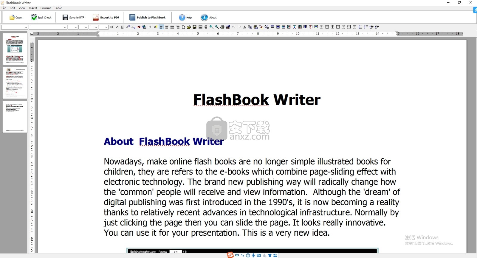 FlashBook Writer(多合一Flash Book创作与发行软件)