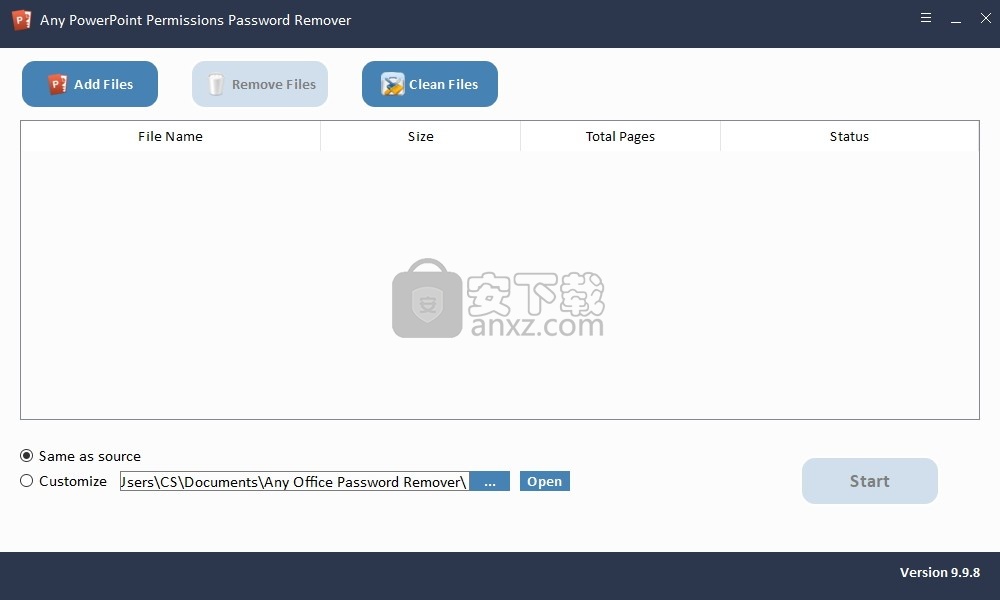 Any PowerPoint Permissions Password Remover(PPT权限密码删除器)