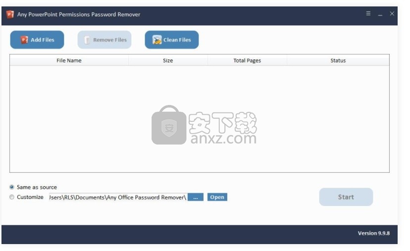 Any PowerPoint Permissions Password Remover(PPT权限密码删除器)