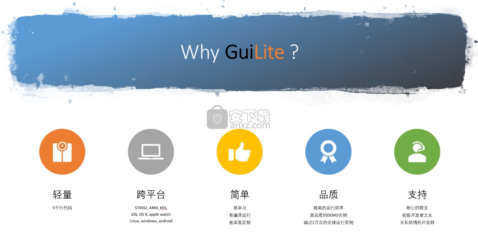 GuiLite(超轻量UI框架)