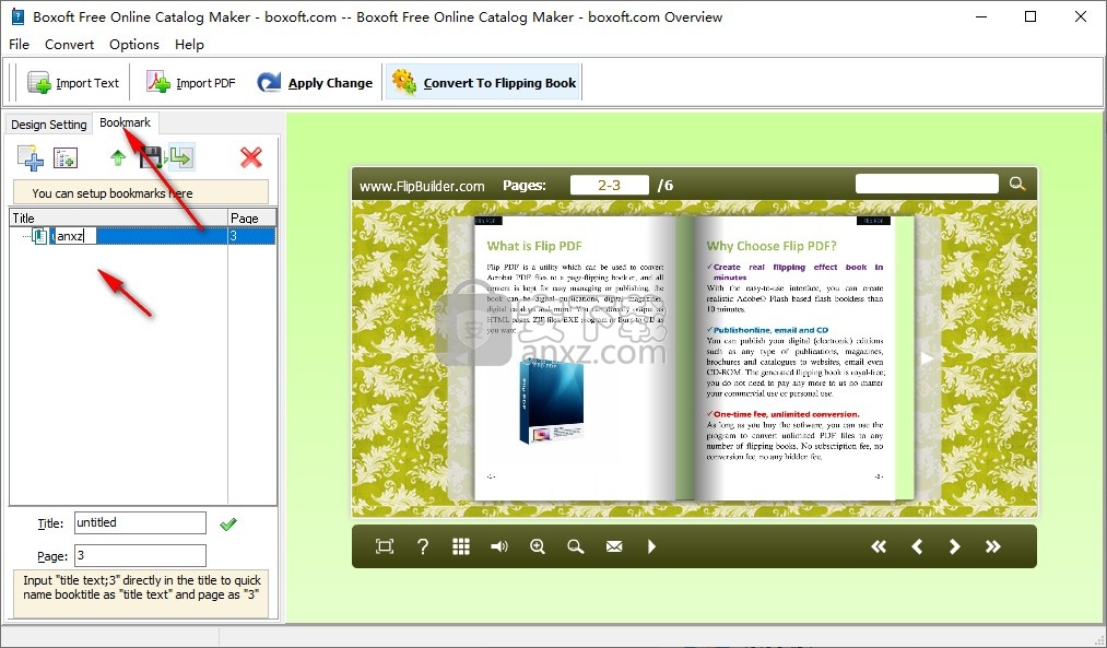 Boxoft Free Online Catalog Maker(电子书制作工具)