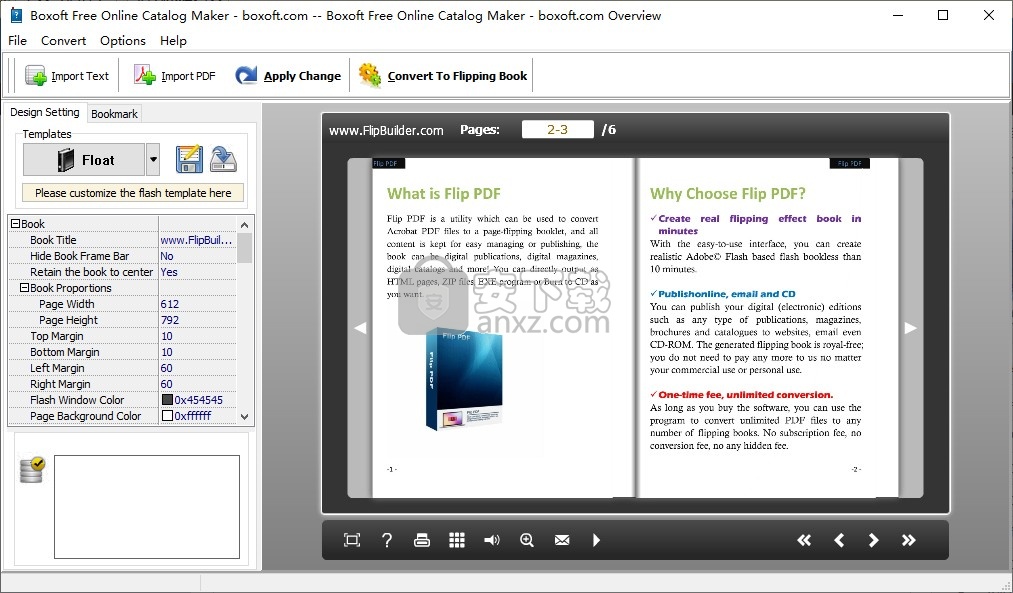 Boxoft Free Online Catalog Maker(电子书制作工具)