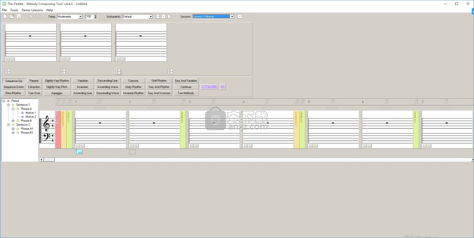 The Palette-Melody Composing Tool(多功能调色板与旋律合成工具)