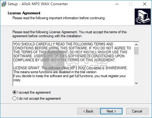 Allok MP3 WAV Converter(多功能音频格式转换器)