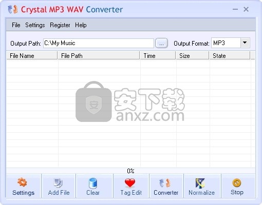 Crystal MP3 WAV Converter(多功能音频格式转换工具)