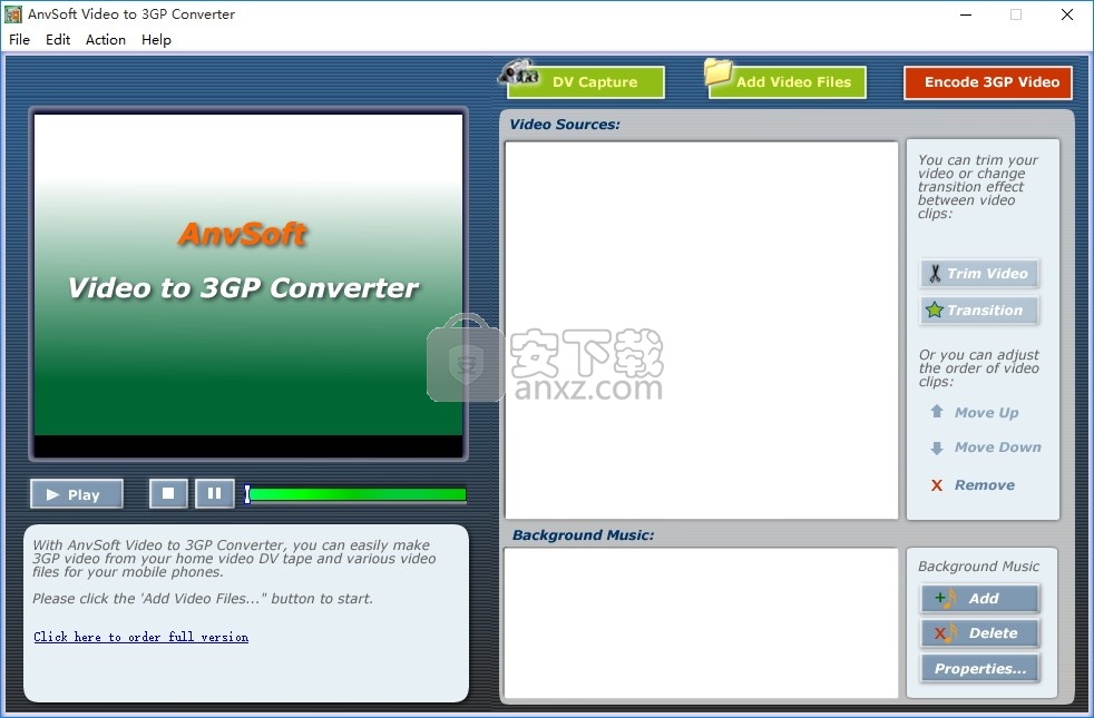 AnvSoft Video to 3GP Converter(多功能视频转3GP格式工具)
