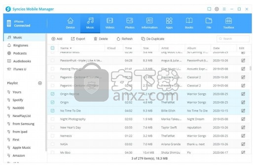 Free Syncios Manager(多功能智能手机数据管理工具)