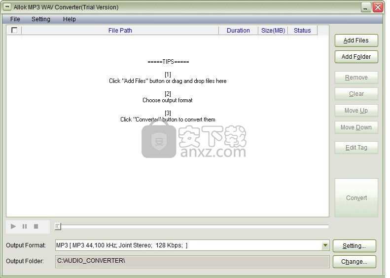 Allok MP3 WAV Converter(多功能音频格式转换器)