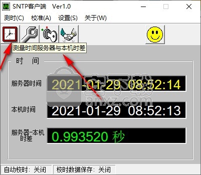 SNTPC时间校准工具