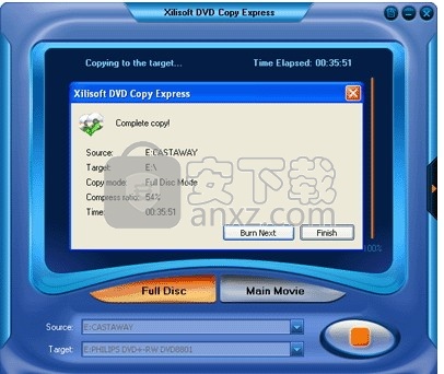 Xilisoft DVD Copy Express(多功能光盘刻录与复制工具)