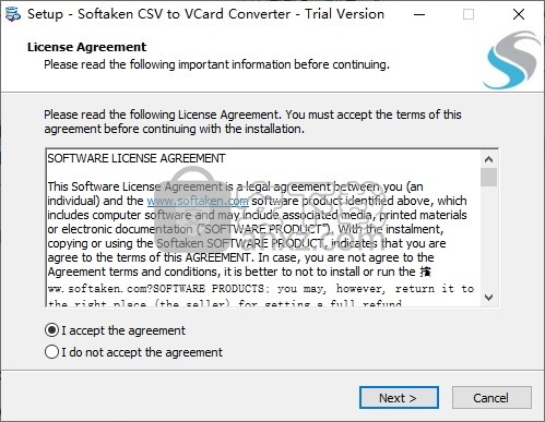 Softaken CSV to VCard Converter(CSV转VCard格式转换器)