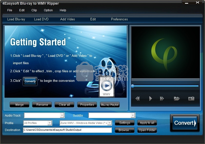 4Easysoft Blu-ray to WMV Ripper(蓝光翻录工具)