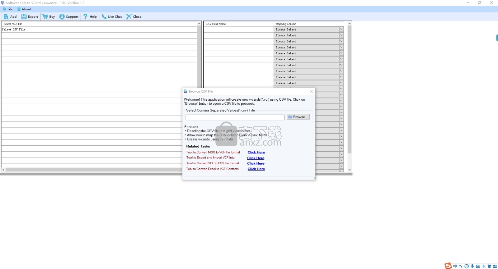 Softaken CSV to VCard Converter(CSV转VCard格式转换器)