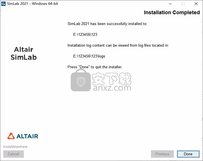 Altair SimLab 2021.0 x64补丁