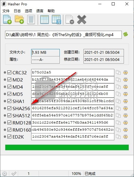 Hasher Pro(MD5文件校验工具)